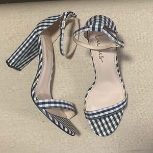 Gingham heels